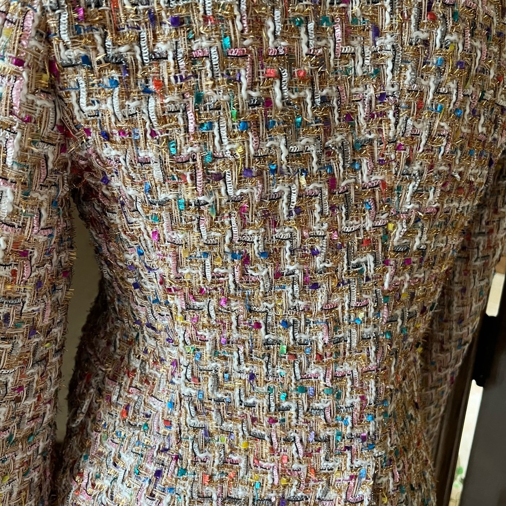 Colorful tweed blazer - Picture 5 of 12